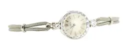 Rolex 1401 Movement Ladies Watch 17 Jewels & 0.34 ctw Diamonds for Repair/Parts