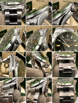 ROLEX ? MILGAUSS Green Sapphire Black Dial 40mm 116400GV FullSet Box&Papers&Tags