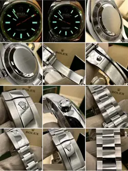 ROLEX ? MILGAUSS Green Sapphire Black Dial 40mm 116400GV FullSet Box&Papers&Tags