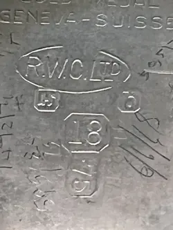 Ladies Vintage 18K white gold Rolex watch