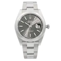 OYSTER BAND RHODIUM