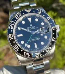 ROLEX GMT MASTER II 116710LN BLACK CERAMIC 40MM