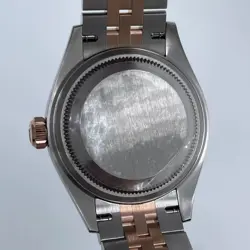 2024 New Rolex 279171 28mm 18K Rose Gold Steel Chocolate Dial Ladies Watch