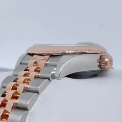 2024 New Rolex 279171 28mm 18K Rose Gold Steel Chocolate Dial Ladies Watch