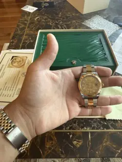 Rolex Sky-Dweller 326933 Champagne Dial Two Tone Gold Bracelet with Card and Box