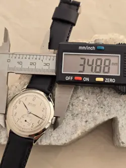 ROLEX MARCONI  A CUERDA DE HOMBRE DIAL RESTAURADO COLOR PLATA CAJA  NICKEL