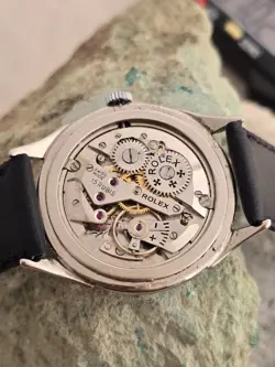 ROLEX MARCONI  A CUERDA DE HOMBRE DIAL RESTAURADO COLOR PLATA CAJA  NICKEL