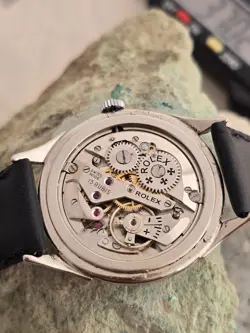 ROLEX MARCONI  A CUERDA DE HOMBRE DIAL RESTAURADO COLOR PLATA CAJA  NICKEL