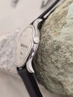 ROLEX MARCONI  A CUERDA DE HOMBRE DIAL RESTAURADO COLOR PLATA CAJA  NICKEL