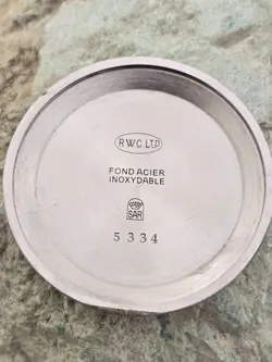 ROLEX MARCONI  A CUERDA DE HOMBRE DIAL RESTAURADO COLOR PLATA CAJA  NICKEL