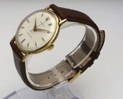 1950's Rolex 4009 36mm "Oversize" Precision 18K Manual Wind Mens Swiss Watch