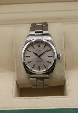 VINTAGE ROLEX OYSTER PRECISION REF 6426 VINTAGE MANUAL WIND SILVER DIAL 34M
