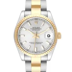 ROLEX DATEJUST MIDSIZE 31MM STEEL YELLOW GOLD LADIES WATCH 178273 BOX CARD