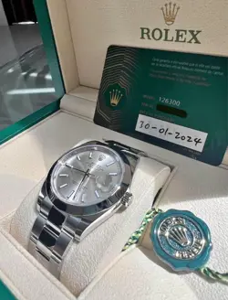 ROLEX DATEJUST 41MM (2024) SILVER