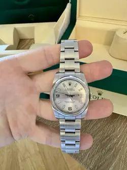 SILVER DIAL WATCH