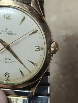 Vintage 1960 Tudor Prince Rolex Automatic Watch Service Award