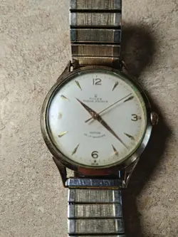Vintage 1960 Tudor Prince Rolex Automatic Watch Service Award