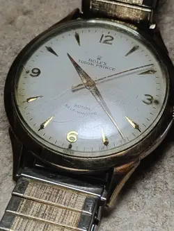 Vintage 1960 Tudor Prince Rolex Automatic Watch Service Award