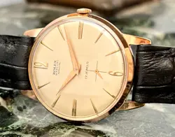VTG ROLEX MARCONI SPECIAL CHAMPAGNE DIAL 18Kts GOLD PLATED CASE CIRCA 1930 APROX
