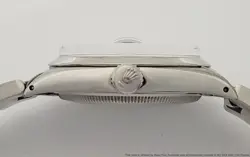 Rolex Oyster Perpetual Date 1500 Mens Vintage Steel Wrist Watch