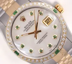 STEEL 18K EMERALD