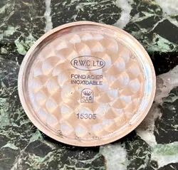 VTG ROLEX MARCONI BEIGE DIAL NICKEL  PLATED CASE CIRCA 1930 APROX