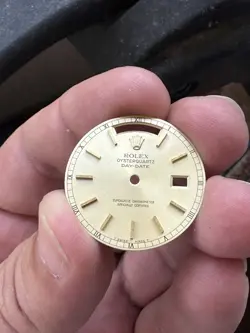 ORIGINAL ROLEX OYSTER QUARTZ DAY DATE DIAL