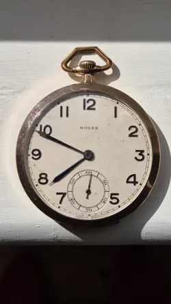 FACED POCKET WATCH