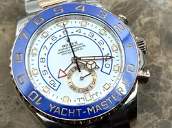 ROLEX YACHT-MASTER II 18K ROSE GOLD / STEEL 44MM AUTOMATIC 116681 BOX PAPERS