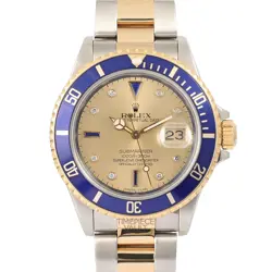 18K GOLD/SS 40MM-CHAMPAGNE