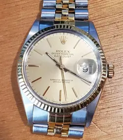 ROLEX OYSTER PERPETUAL DATEJUST AUTOMATIC WATCH