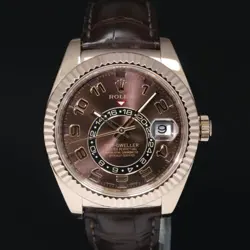 42MM CHOCOLATE LEATHER