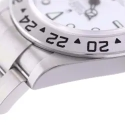 2005 MINT ROLEX EXPLORER II WHITE 16570 40MM NO HOLES POLAR GMT WATCH BOX