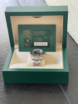 2023 ROLEX SEA-DWELLER RED LETTER 126600 43MM BLACK DIAL STEEL BOX PAPERS