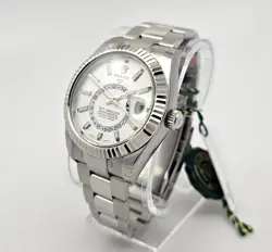 NEVER WORN!!!  ROLEX SKY-DWELLER 326934 NOS 2018 FULL PLASTICS !!! VIDEO