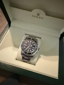 ROLEX SUBMARINER BLACK DATEJUST MINT