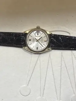 VINTAGE 1968 ROLEX OYSTER DATE WATCH REF 1503 SOLID 14K YELLOW GOLD ~ AUTOMATIC