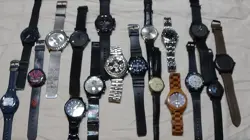 LOT OF 21 MEN'S WATCHES. BRAND NAMES INC. ROLEX, GENEVA, TAYROK, MANSON AND MORE