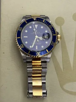 ROLEX OP SUBMARINER REF. 16613 DATE 40MM W/ BOX & CARD