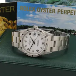 WHITE DIAL 34MM
