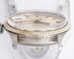 Vintage Stainless Steel  36 mm Rolex Datejust "Wide Boy" Ref. 1601 Circa 1971