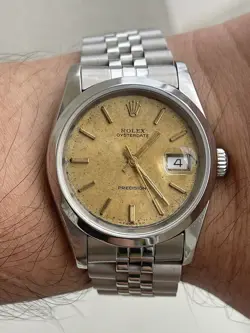 *READ FULL INFO *ROLEX DIAL +NO BRAND CASE & SWAPPED MOVEMENT SWISS ETA