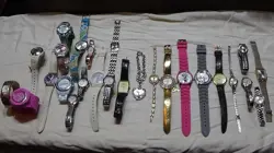 LOT OF 26 WOMEN'S WATCHES INC. ROLEX, TIMEX, GENEVA, CITIZEN, STUDIO AND MORE
