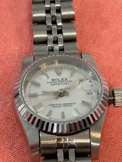 ROLEX DATEJUST SILVER