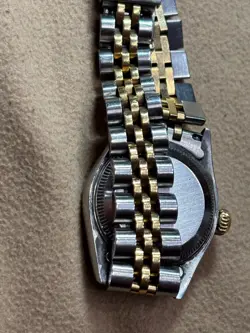 Rolex Datejust 69173 SS & 18k Yellow Gold 26mm Watch Black Dial Box & Papers