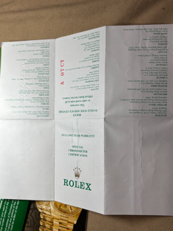 Rolex Datejust 69173 SS & 18k Yellow Gold 26mm Watch Black Dial Box & Papers