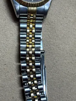Rolex Datejust 69173 SS & 18k Yellow Gold 26mm Watch Black Dial Box & Papers