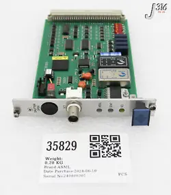 35829 ASML PCB, SHUTTER CONTROL INTERFACE CARD 4022.437.10233