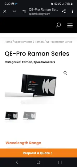 OCEAN INSIGHT QEPRO-RAMAN-PLUS HIGH PERFORMANCE SPECTROMETER