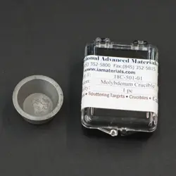 INTERNATIONAL ADVANCED MATERIALS 18C-501-01 MOLYBDENUM CRUCIBLE, TELEMARK STYLE